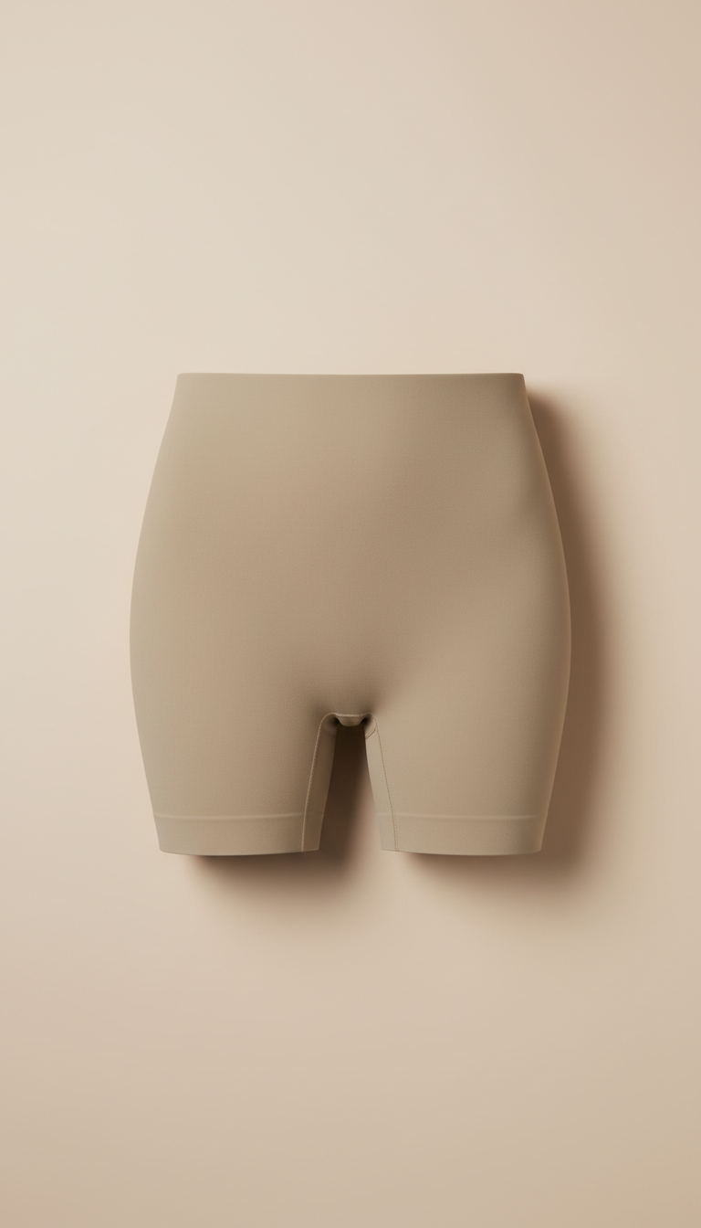 Short moldeador seamless en greige cálido