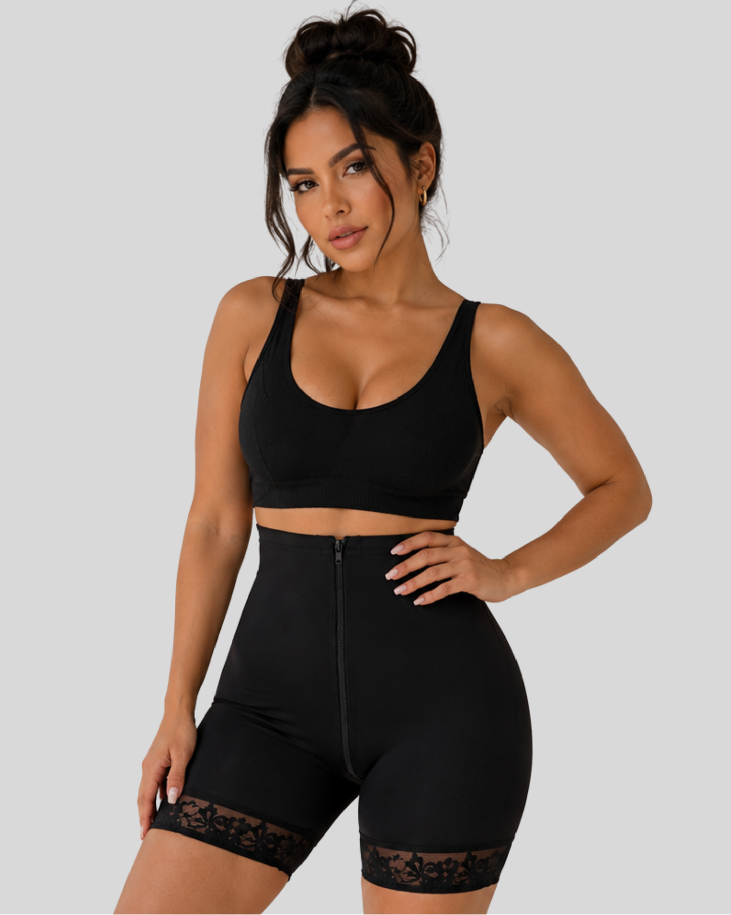 Short tiro alto con Cremallera - SF53