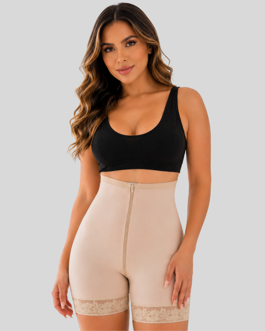 Short tiro alto con Cremallera - SF53